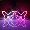 Summer Butterfly Neon Sign, USB or 3-AA Battery Powered LED Tabletop Decoration for Summer Decor